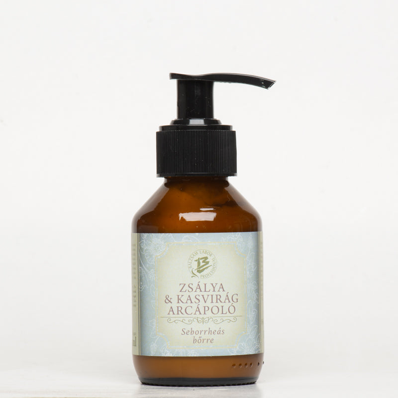 ZSÁLYA & KASVIRÁG ARCÁPOLÓ seborrheás bőrre