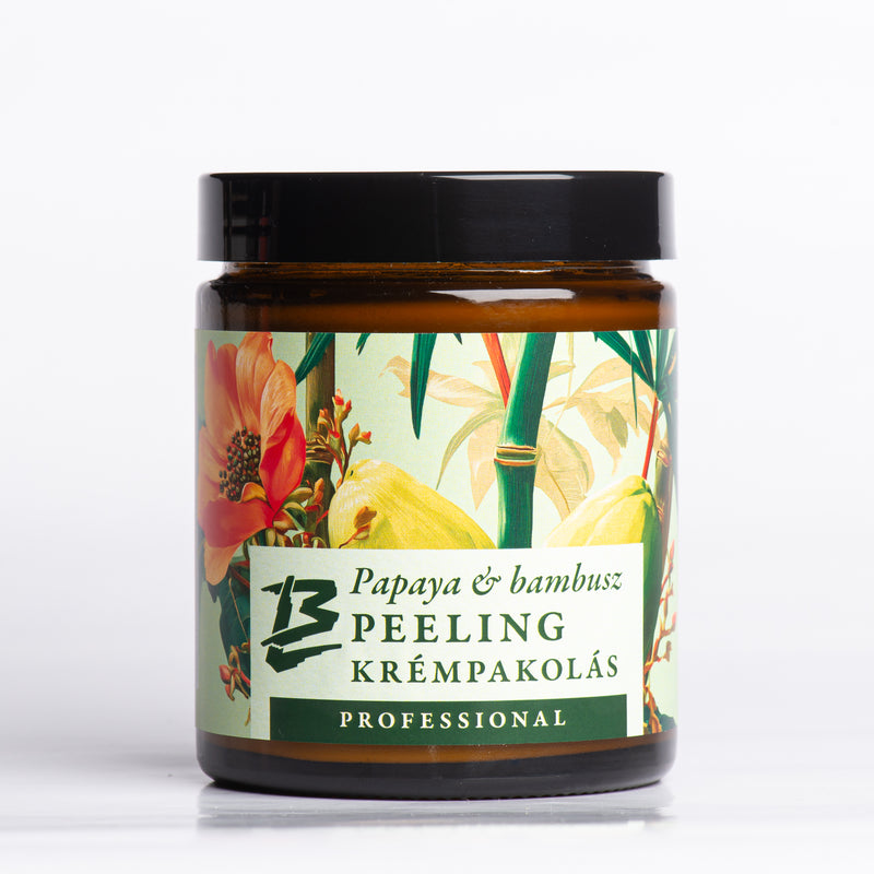 Papaya & Bambusz Peeling krémpakolás