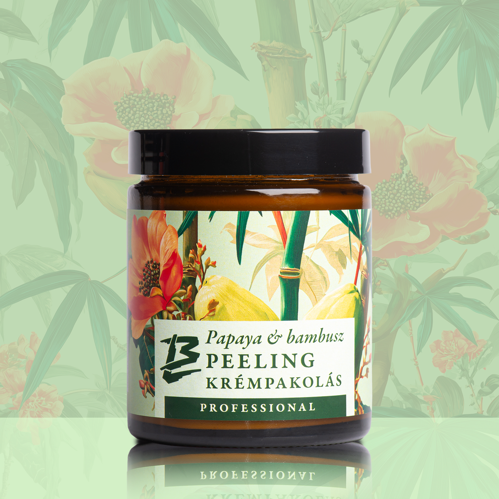 Papaya & Bambusz Peeling krémpakolás